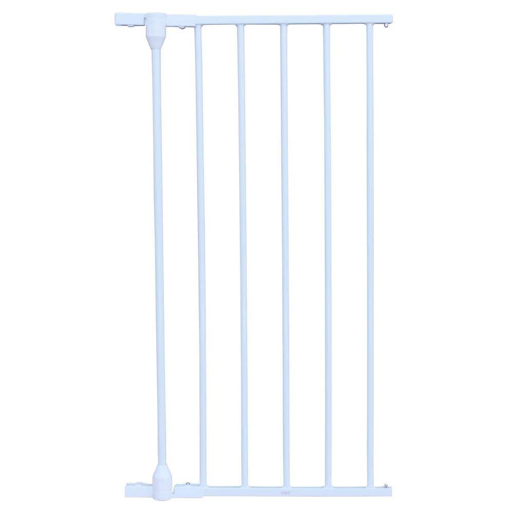 29.5 in. H x 15 in. W x 2 in. D Extension for XpandaGate Expandable Gate in White - Hercitys