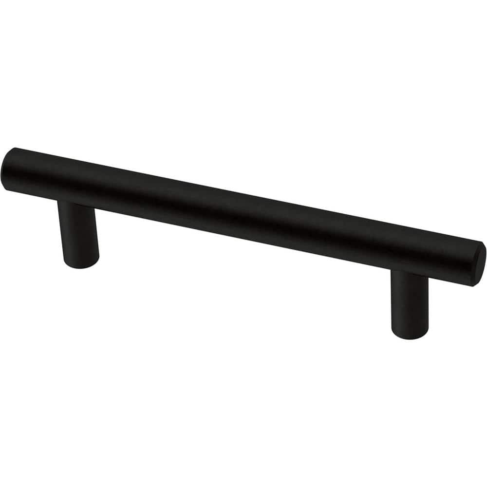 30-Pack Simple Bar 3-3/4 in. (96 mm) Modern Matte Black Cabinet Drawer Pulls - Hercitys