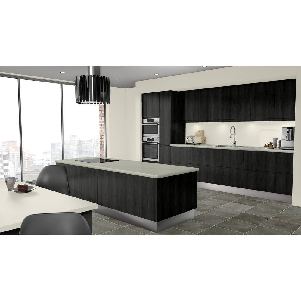 4 ft. x 12 ft. Laminate Sheet in Grey with Matte Finish - Hercitys