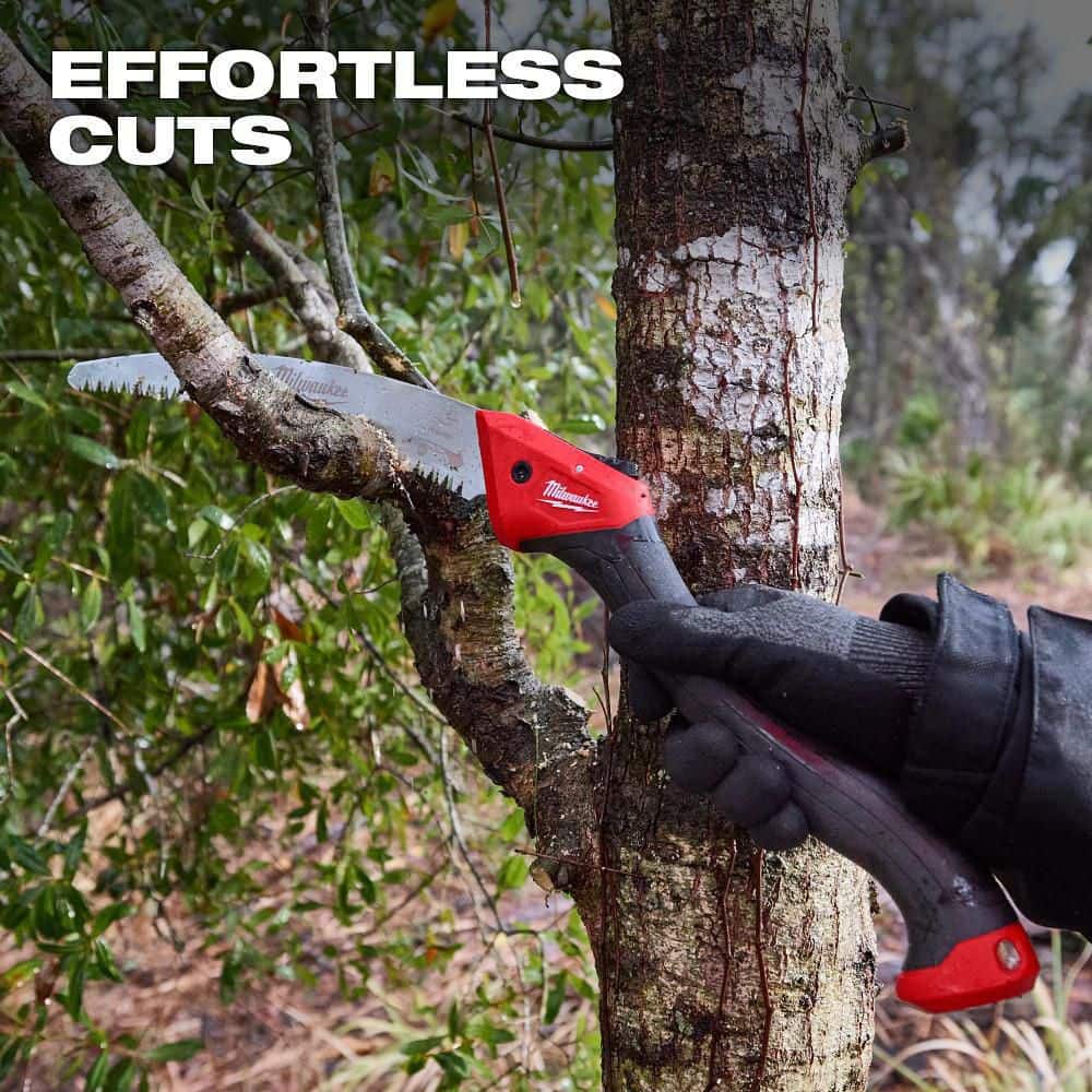 10 in. High Carbon Steel Blade Pruning Saw with Secondary Blade Position - Hercitys