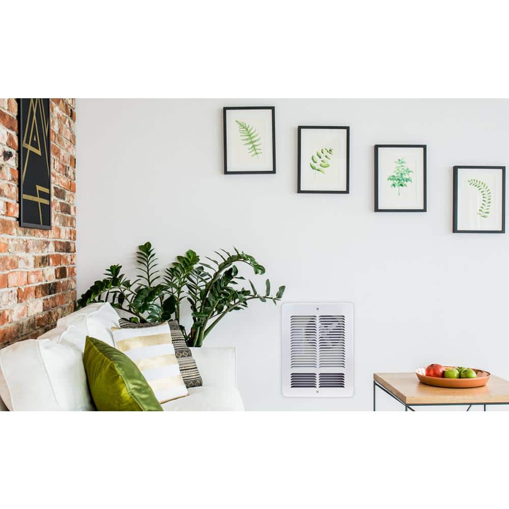 240-Volt 1500-Watt Wall Heater Electric Heater in White - Hercitys
