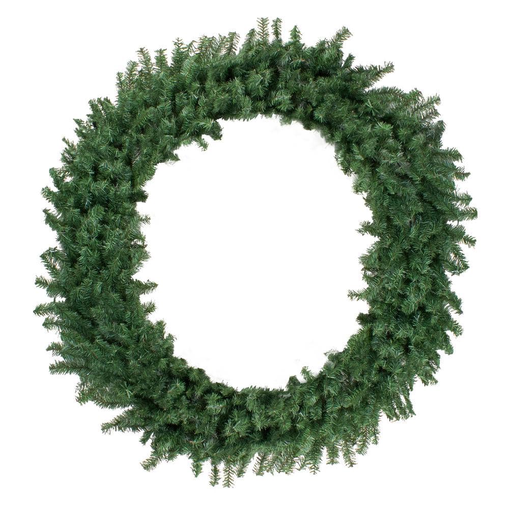 5 ft. Unlit Canadian Pine Artificial Christmas Wreath - Hercitys