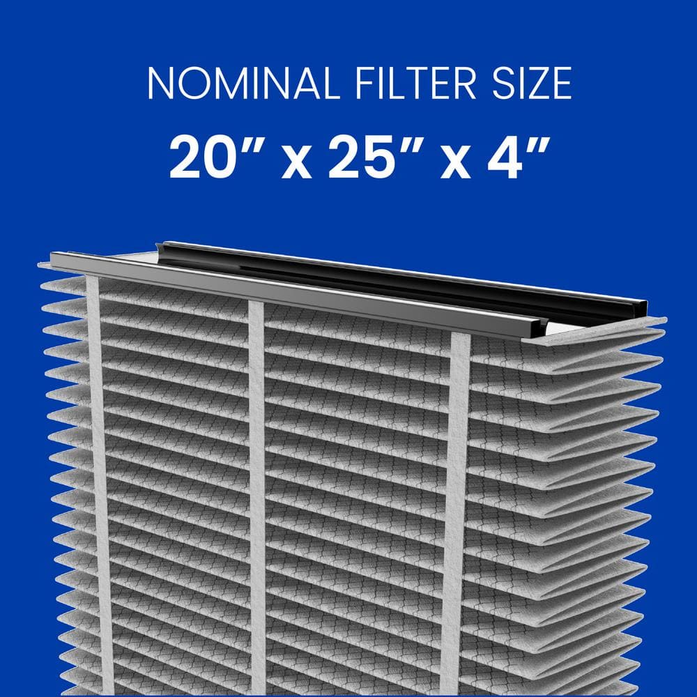 213CBN 20 in. x 25 in. x 4 in. MERV 13 FPR 12 Carbon Pleated Filter For Models 1210/1620/2210/2216/3210/4200 (1-Pack) - Hercitys