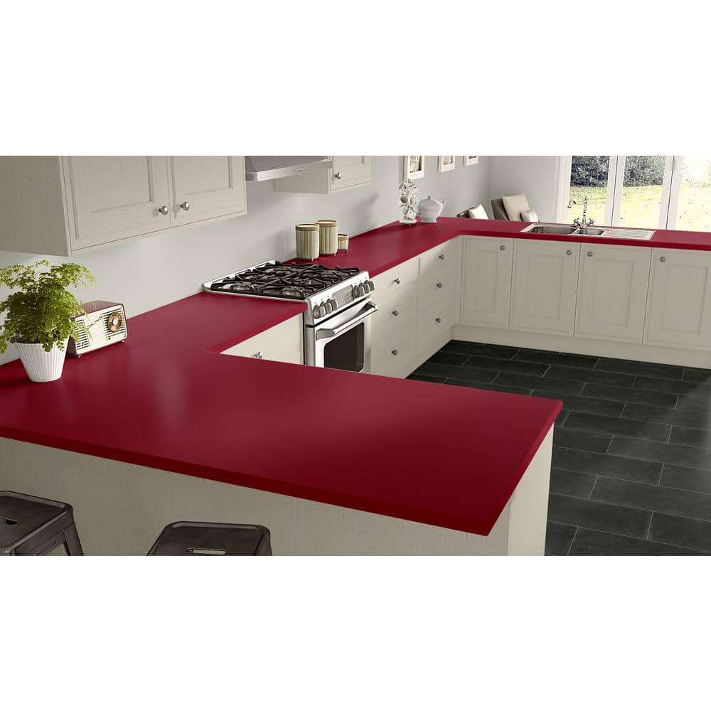 4 ft. x 8 ft. Laminate Sheet in Hollyberry with Matte Finish - Hercitys