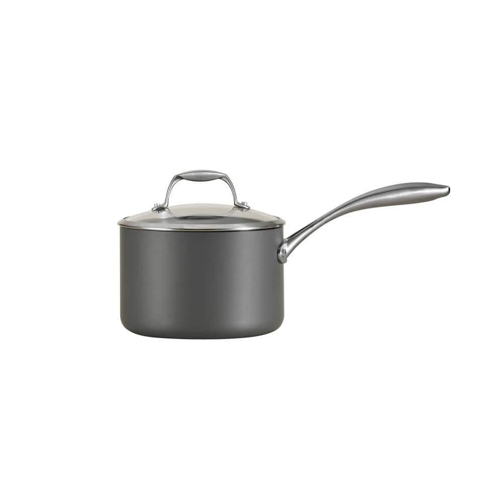 3 qt. Hard-Anodized Aluminum Nonstick Covered Sauce Pan - Hercitys