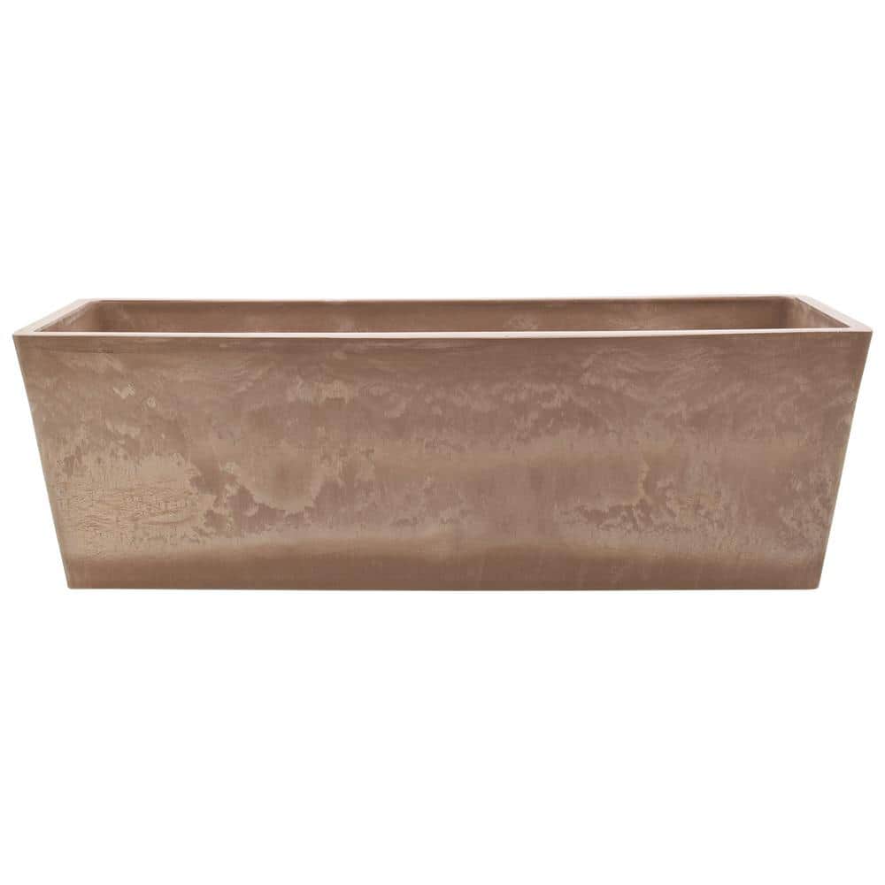 25.3 in. x 9 in. Taupe Composite PSW Window Box - Hercitys