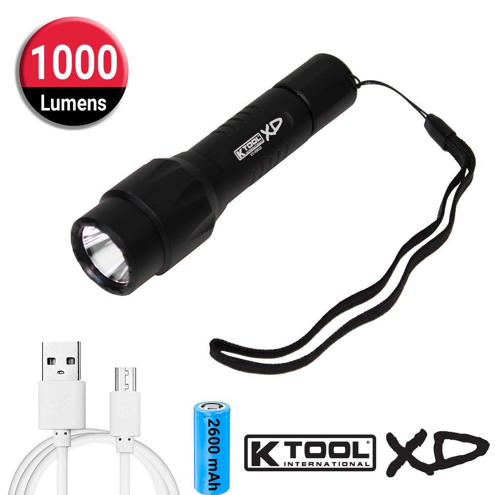 1000 Lumens Flashlight with Power Bank Function - Hercitys
