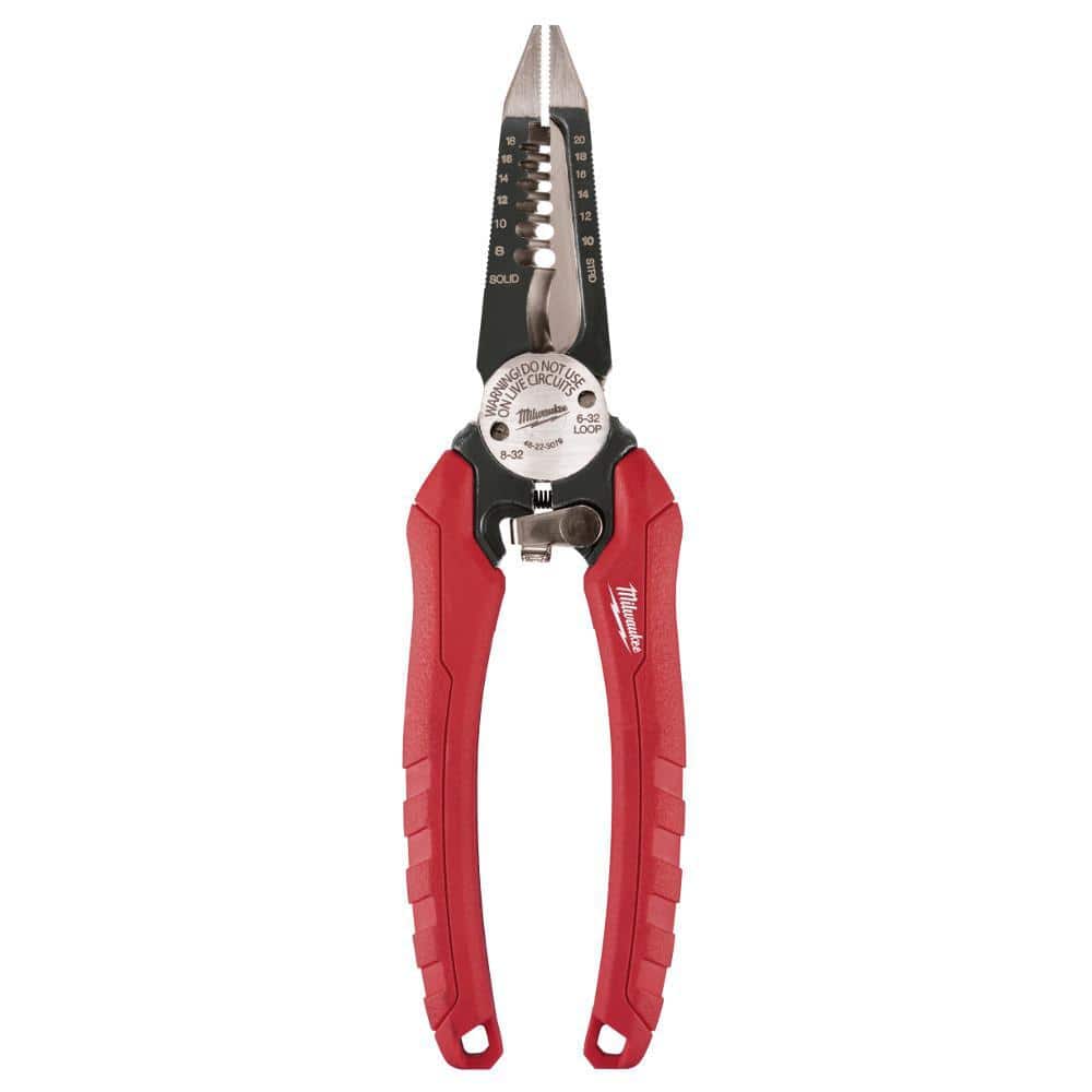 15 in. PACKOUT Backpack and Combination Electricians 6-in-1 Wire Strippers Pliers - Hercitys