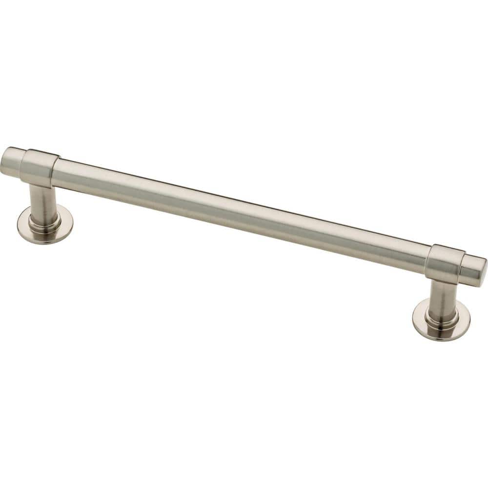 5-Pack 5-1/16 in. (128 mm) Classic Cabinet Bar Pulls in Satin Nickel with Antimicrobial Properties - Hercitys