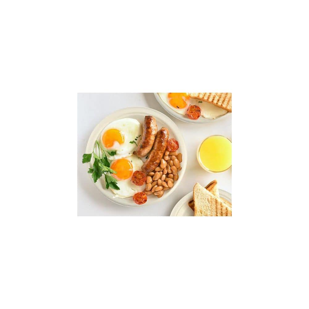 300-Piece Eco-Friendly Disposable Tableware Set with Plates and Cutlery - Hercitys