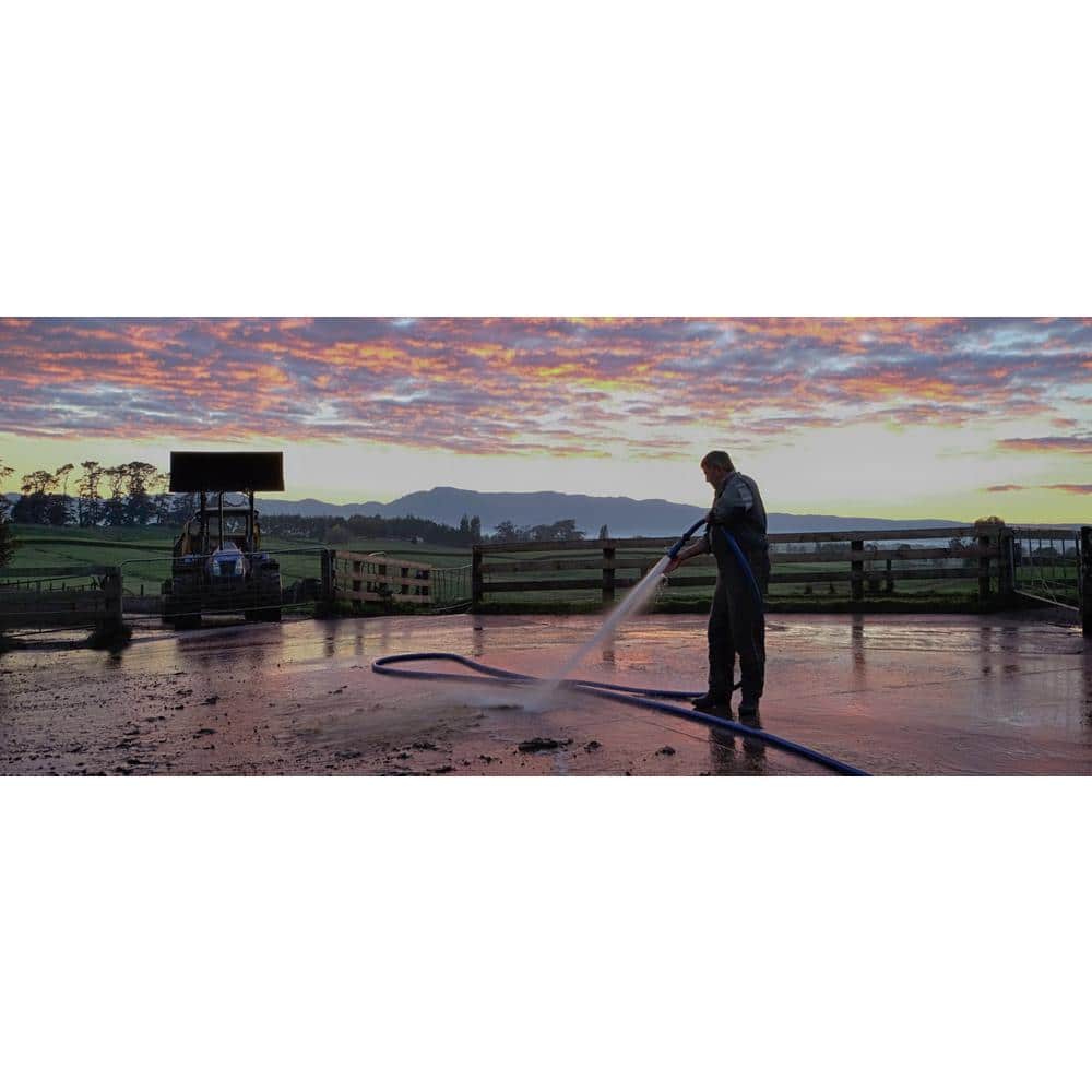 3/4 in. x 15 ft. Heavy Duty Premium Rubber Water Hose 2-Pack - Hercitys