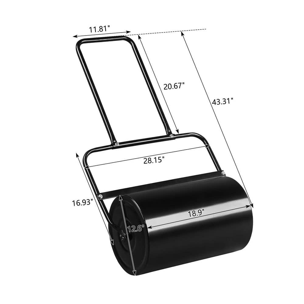 19.5 in. Iron Lawn Roller - Hercitys