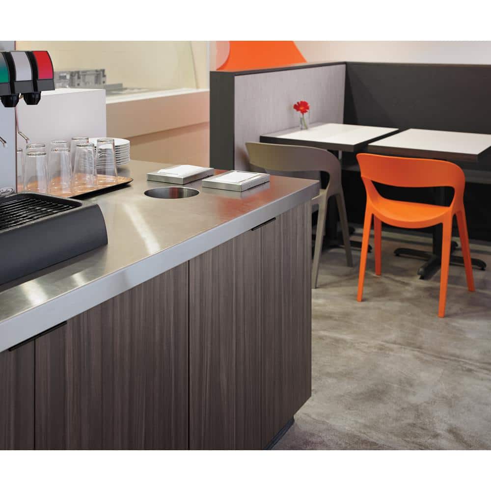 4 ft. x 8 ft. Laminate Sheet in Smoky Brown Pear Antimicrobial with Matte Finish - Hercitys