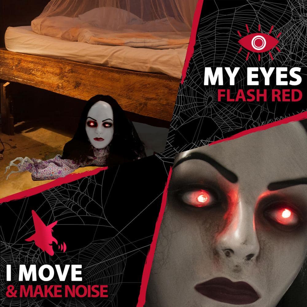 12 in. Touch Activated Animatronic Crawler - Hercitys