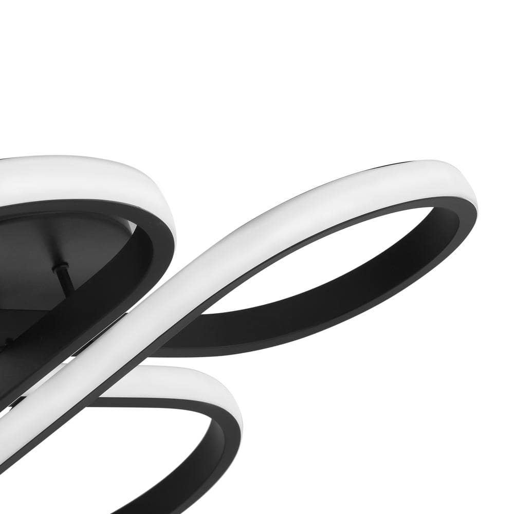 20.47 in. 1-Light Modern Linear Integrated LED Flush Mount Ceiling Lighting Fixtures - Hercitys