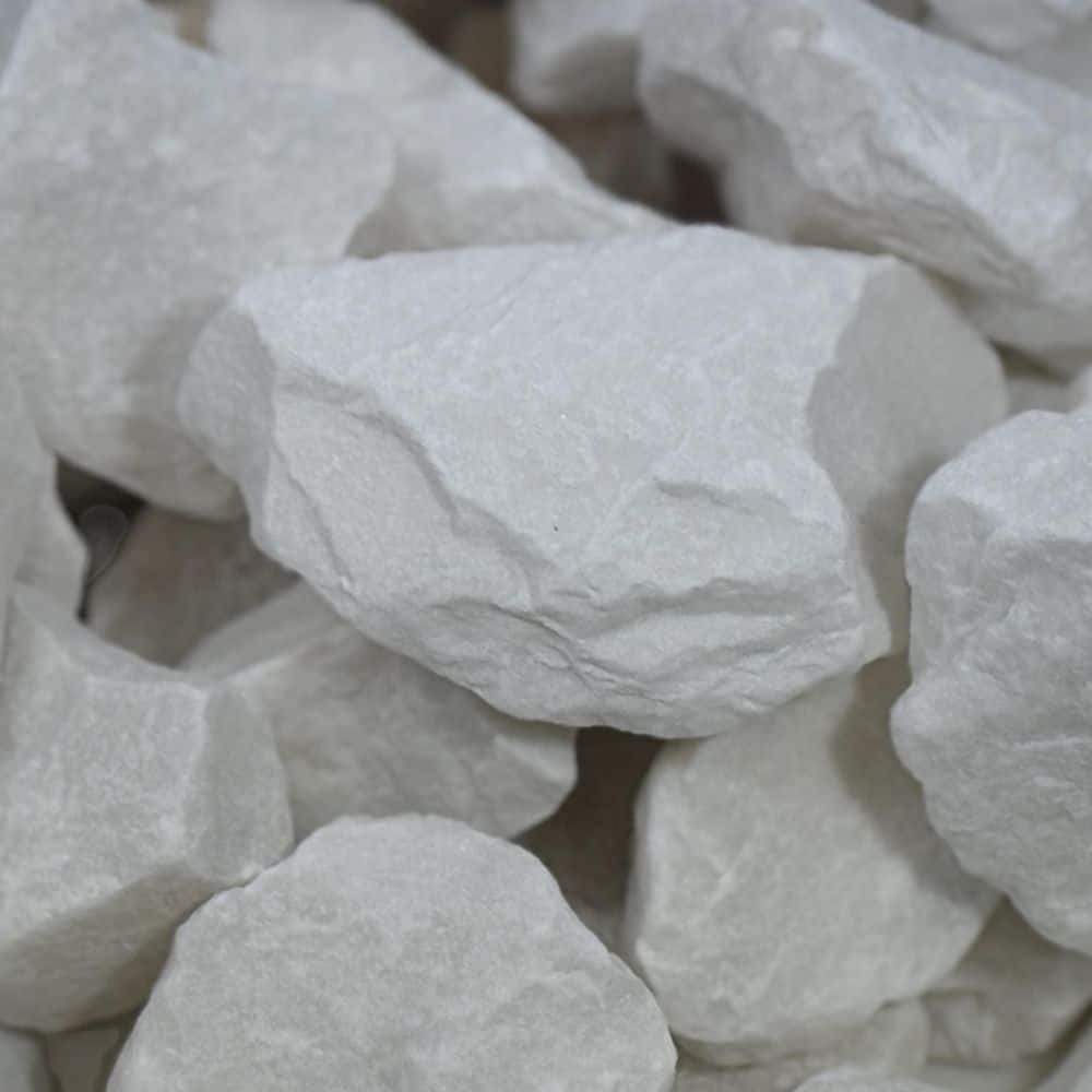 0.40 cu. ft. 0.5 in. to 1.5 in. Snow White Marble Chips - Hercitys