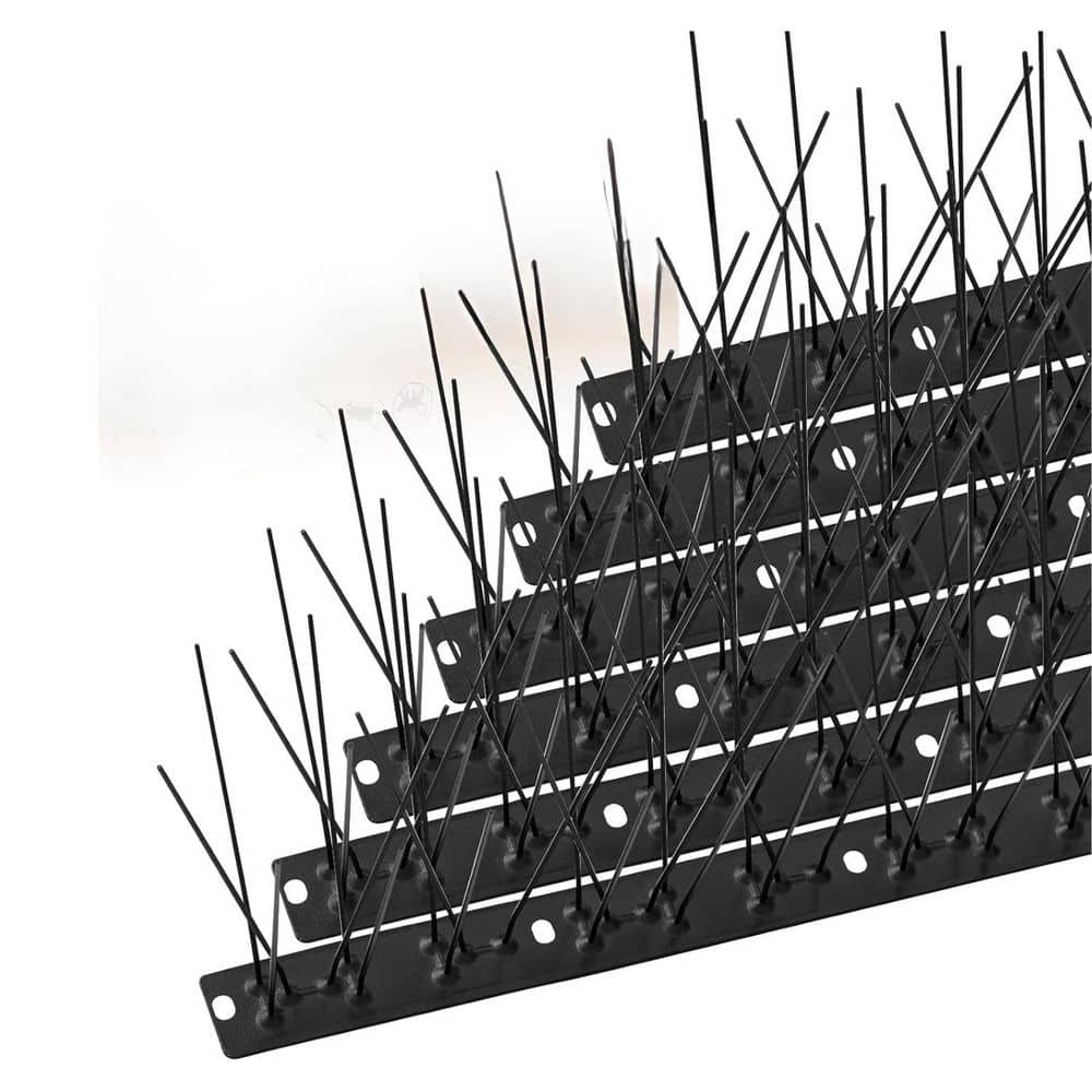 10 ft. Pre-Assembled Stainless Steel Bird Spikes for Pigeon Control - Hercitys