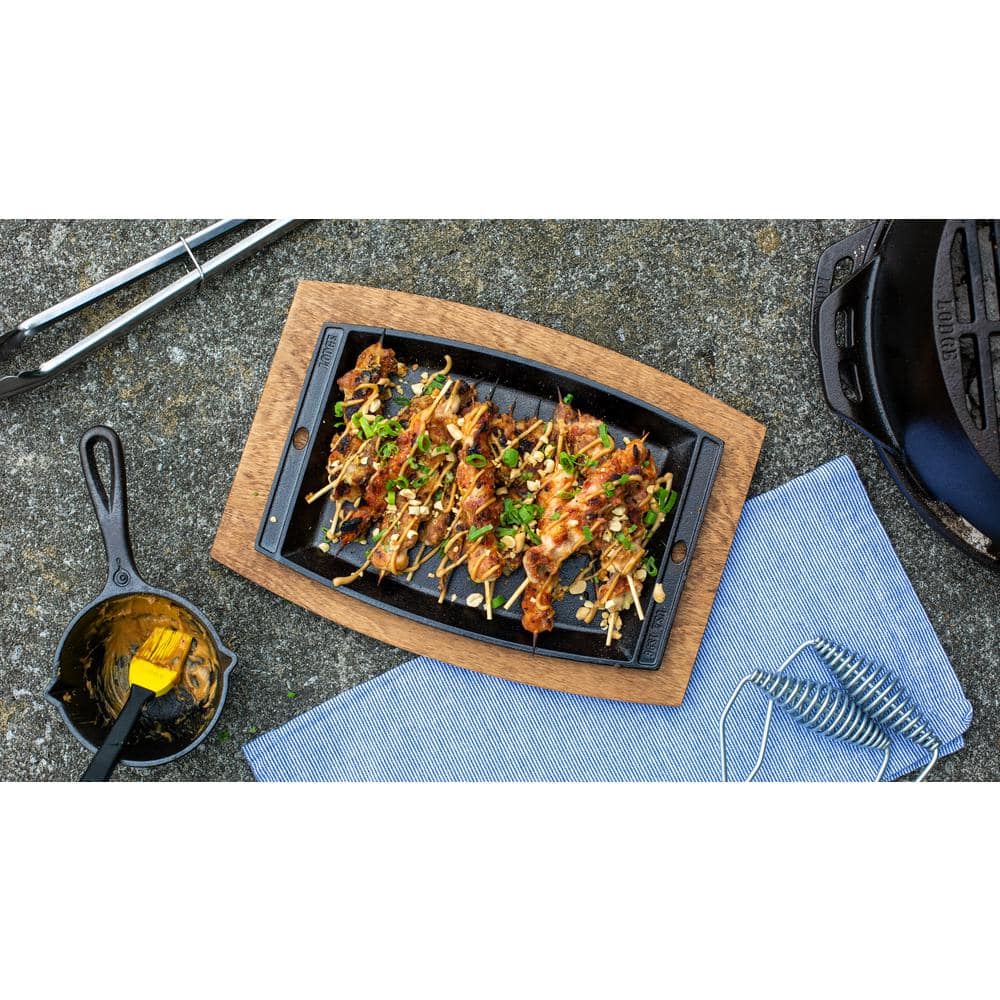 11.5 x 7.75 in. Rectangular Cast Iron Griddle - Hercitys