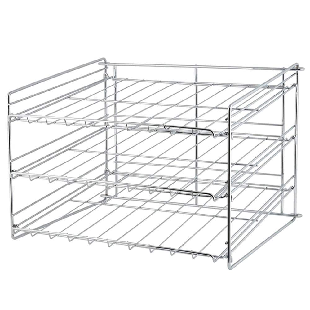 3-Shelf Silver Pantry Can Organizer - Hercitys