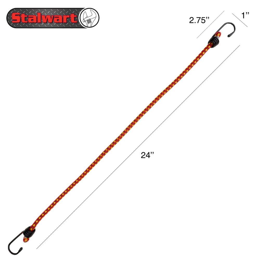 24 in. Bungee Cords (10-Pack) - Hercitys