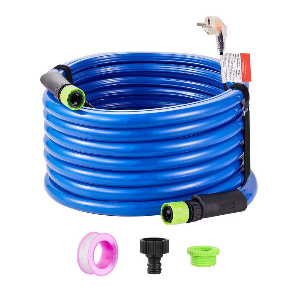 30 ft. Heated Water Hose for RV, Heated Drinking Water Hose Antifreeze to-45°F, Automatic Self-regulating, 5/8 in. - Hercitys