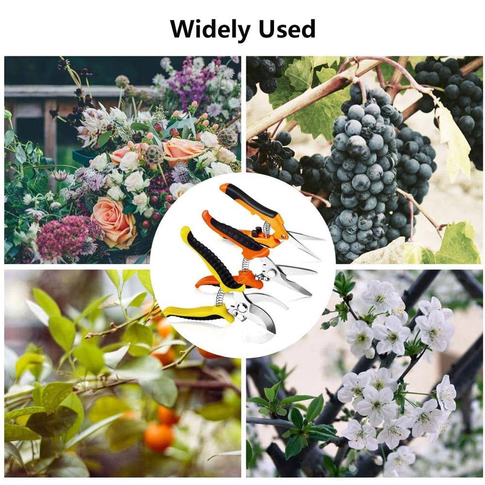 2 in. Pruning Shears Stainless Steel Blades (3-Pack) - Hercitys