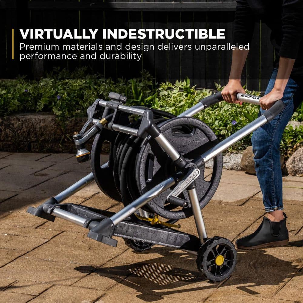 200 ft. Aluminum Zero Rust Premium Mobile Hose Reel - Hercitys