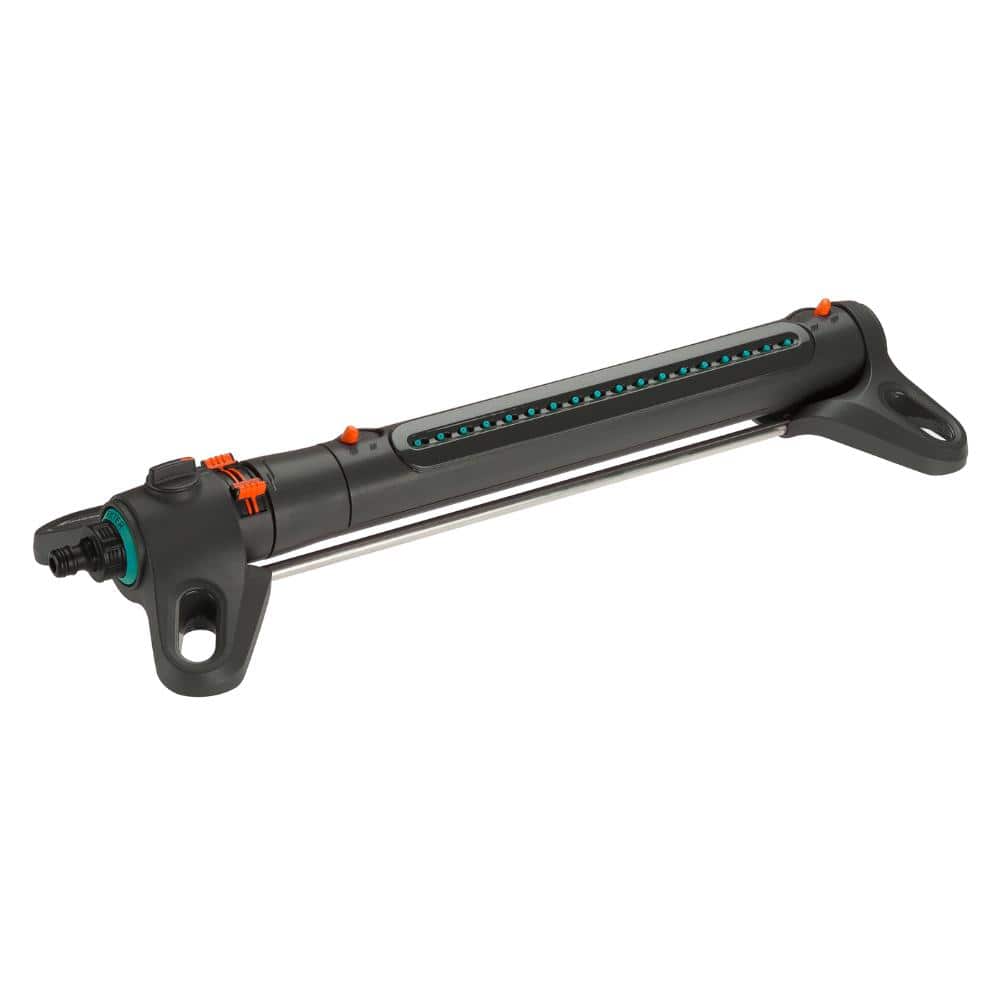 3-Adjustment 3800 sq. ft. Aquazoom Oscillating Sprinkler for Even Flow - Hercitys