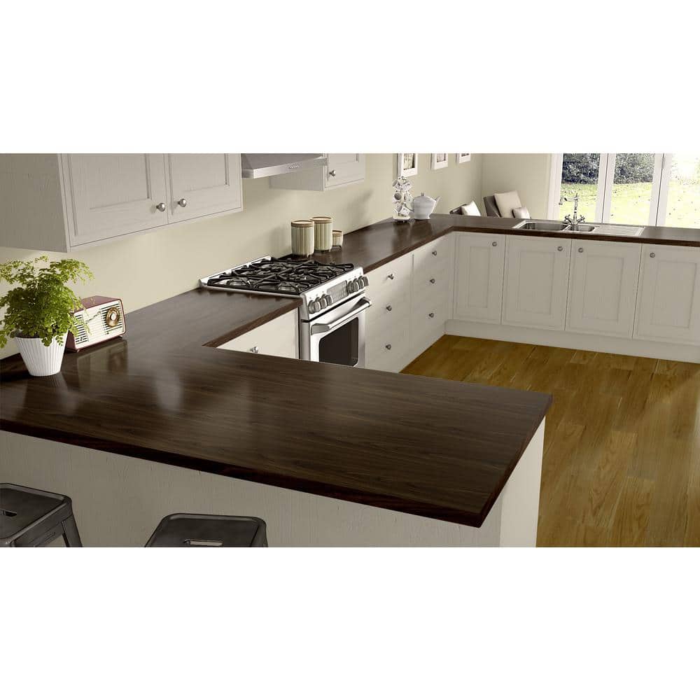 5 ft. x 10 ft. Laminate Sheet in Montana Walnut with Premium FineGrain Finish - Hercitys