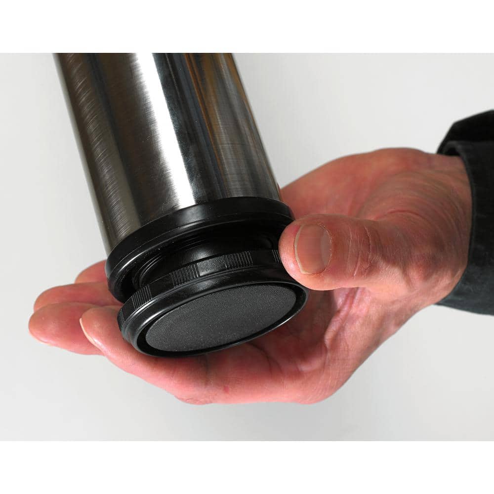 28 in. Black Adjustable Metal Table Legs, Desk Legs, Furniture Legs (Set of 4) - Hercitys