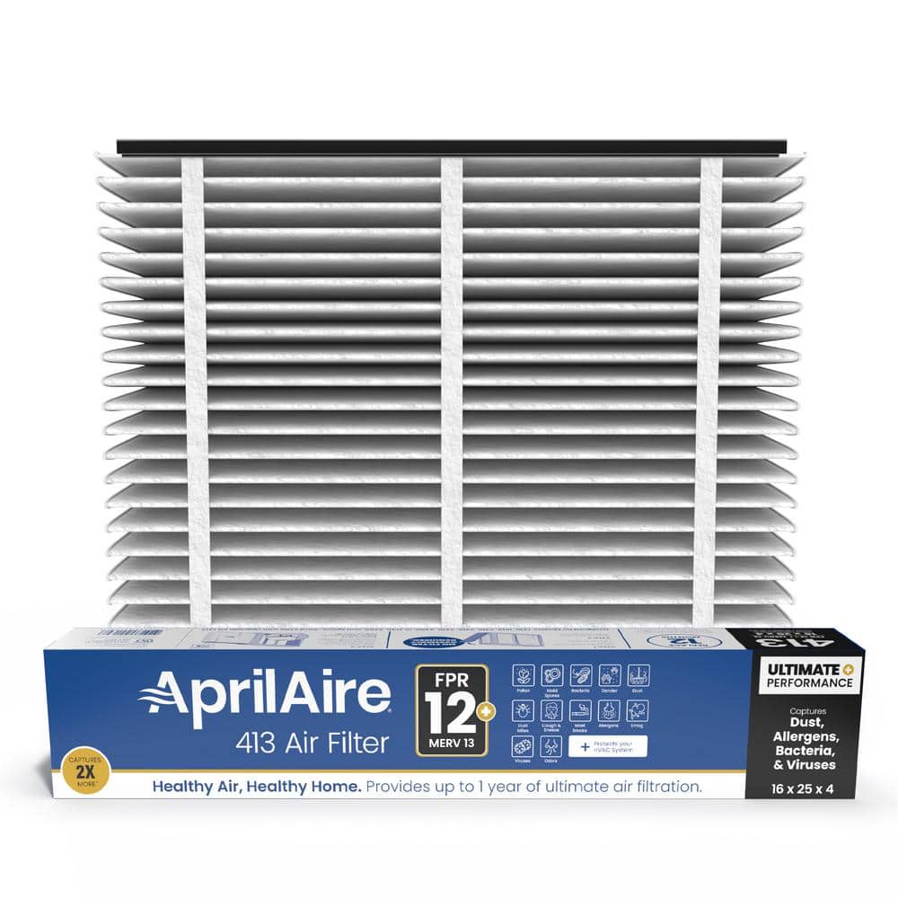 413 16 in. x 25 in. x 4 in. MERV 13 FPR 12+ Pleated Filter For Air Cleaner Models 1410/1610/2410/2416/3410/4400 (1-Pack) - Hercitys