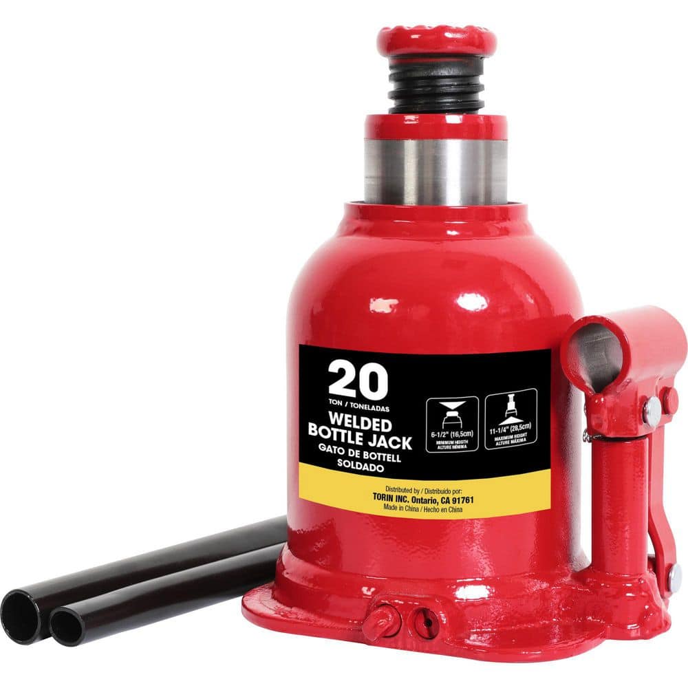 20-Ton Low-Profile Bottle Jack - Hercitys