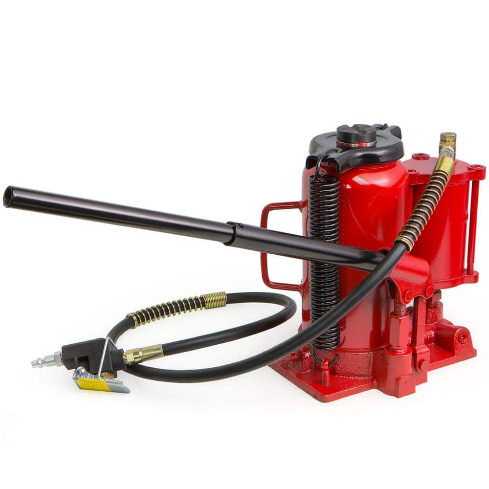 20-Ton Heavy-Duty Air Hydraulic Bottle Jack Manual Lifts Hoist - Hercitys
