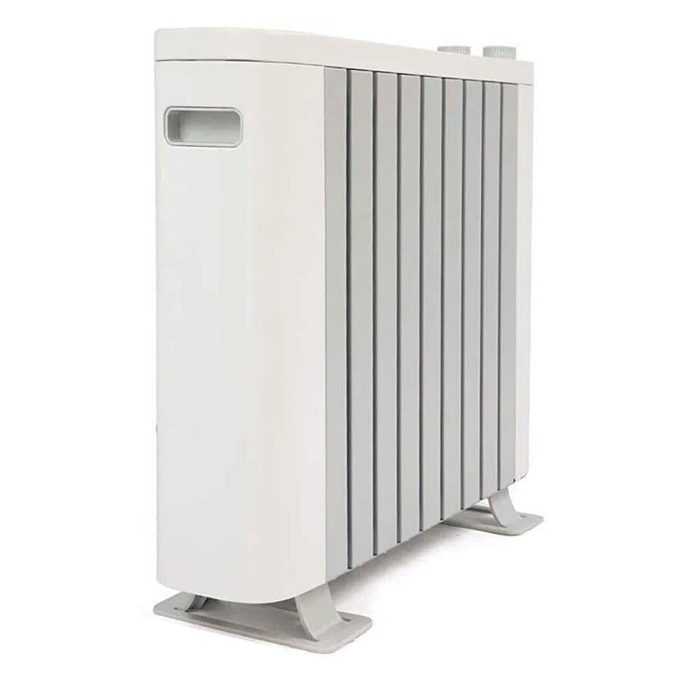 16.1 in. H 1000-Watt Electric Ceramic Space Heater with Silent Adjustable Thermostat, 3 Heat Settings Convector Heater - Hercitys