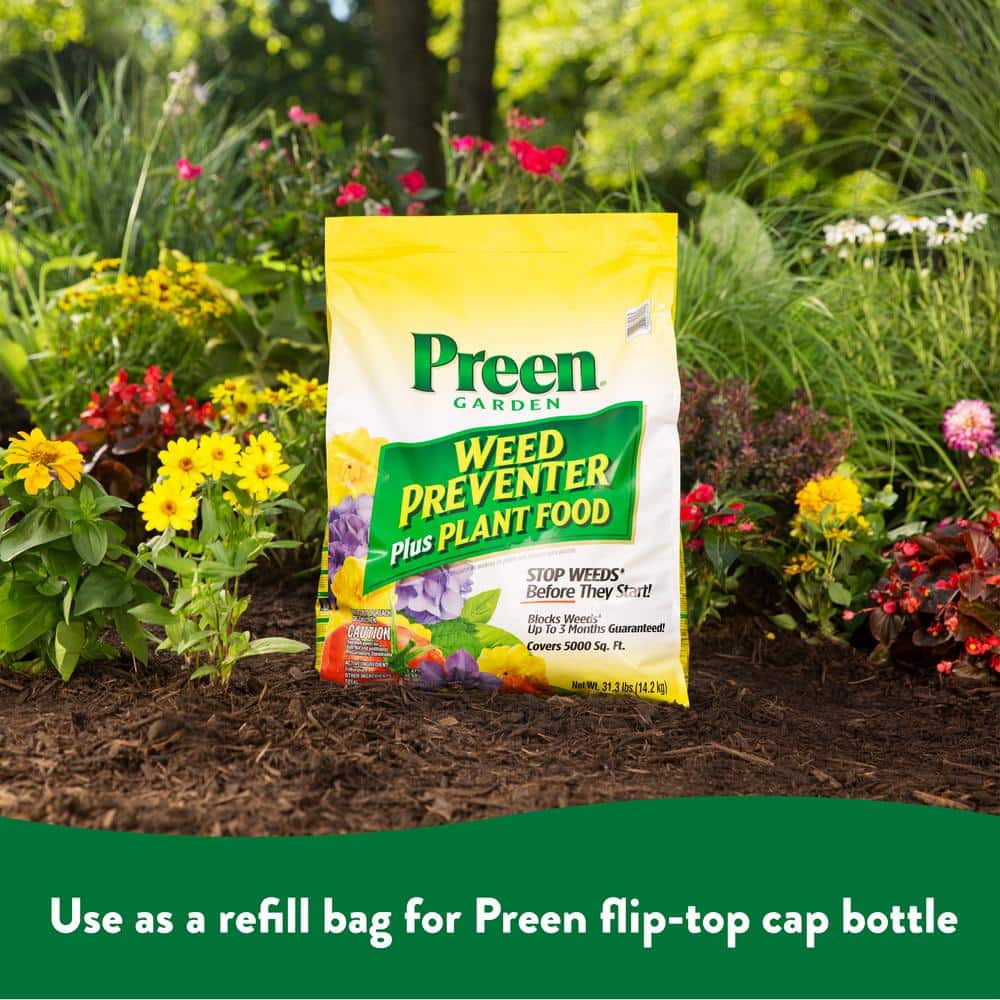 31.3 lbs. Garden Weed Preventer Plus Plant Food - Hercitys