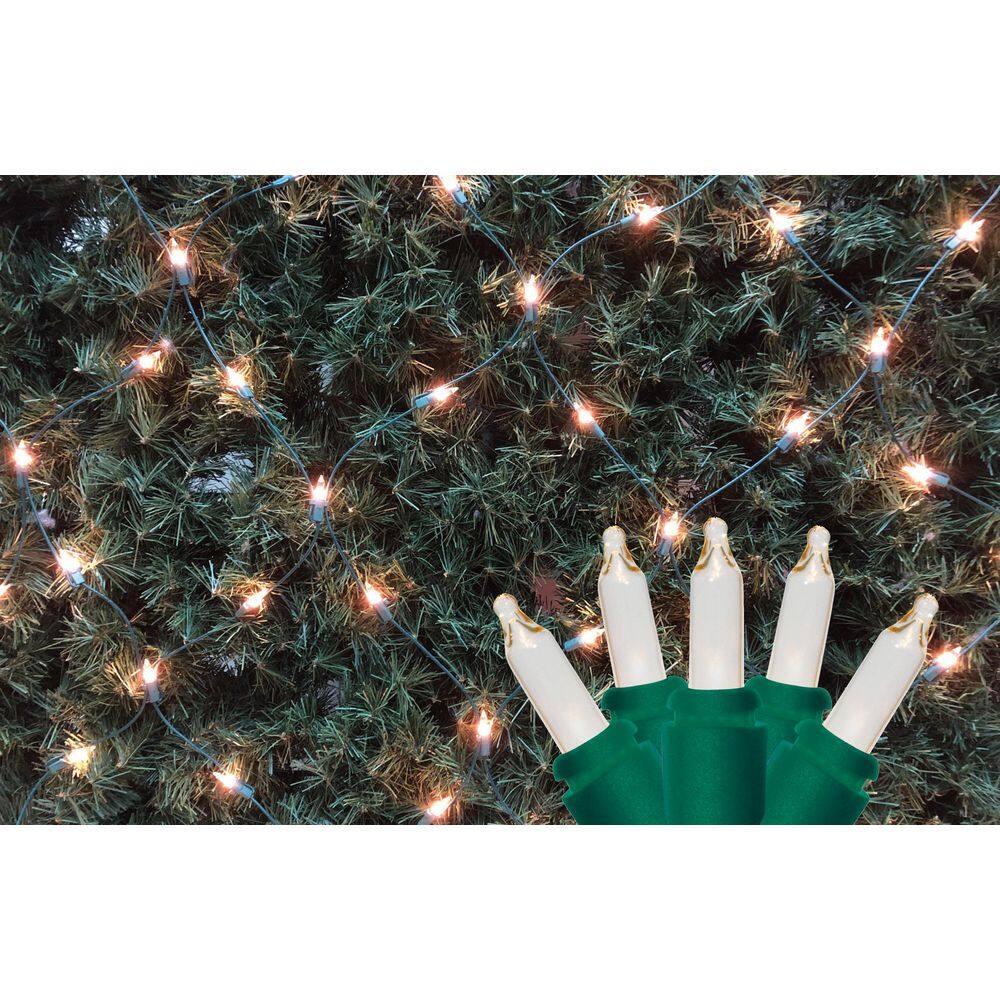 48 in. x 72 in. 150-Count Incandecent Clear Christmas Net Lights - Hercitys