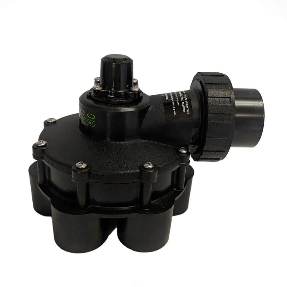 1-1/4 in. Standard 6 Outlet Indexing Valve with 5 and 6 Zone Cams - Hercitys