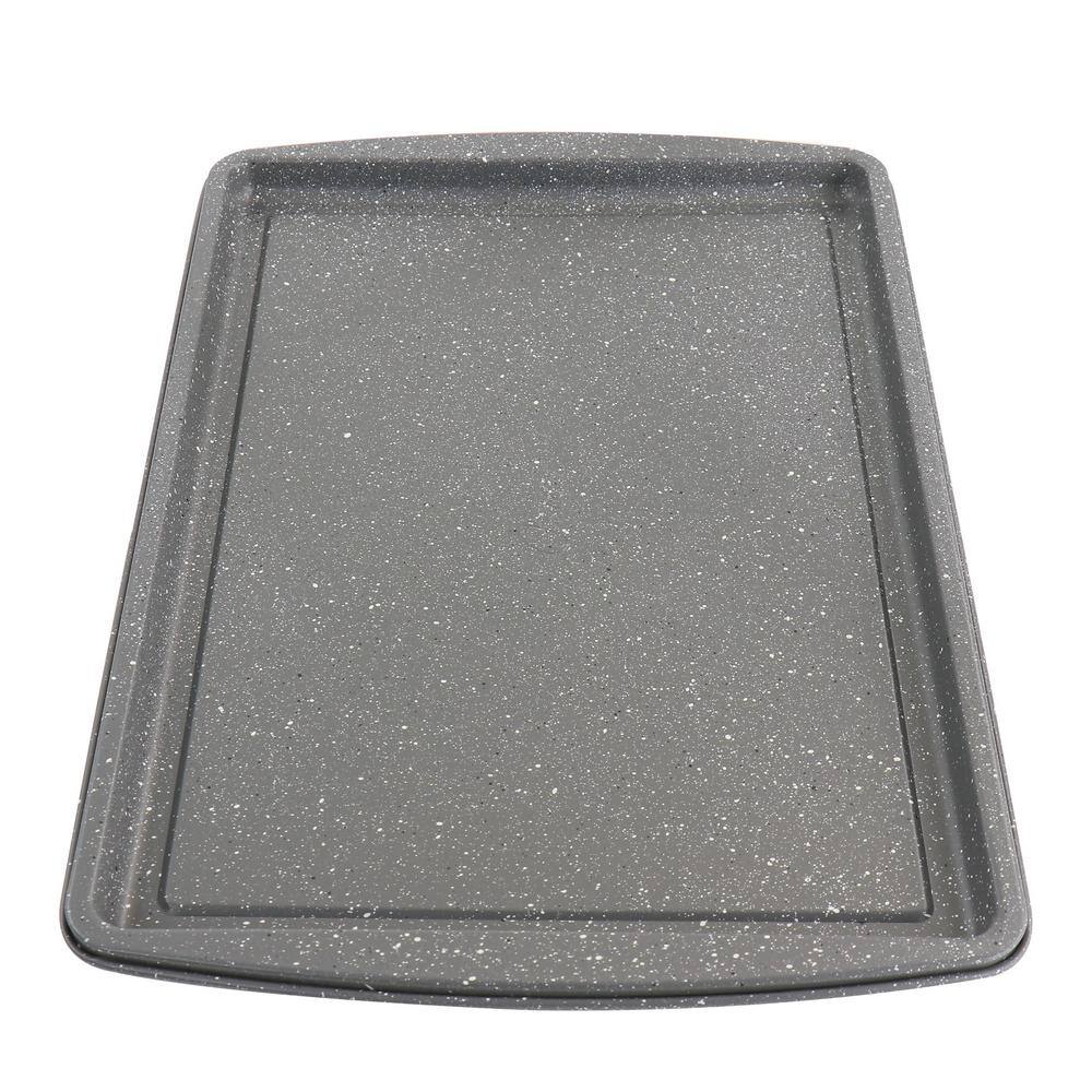 3-Piece Carbon Steel Cookie Sheet Set in Greystone - Hercitys