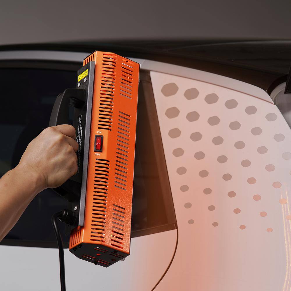 1000 W Infrared Heating Lamp Electric Compact Paint Drying Light 2.48 sq. ft. Coverage Space Heater Convection - Hercitys