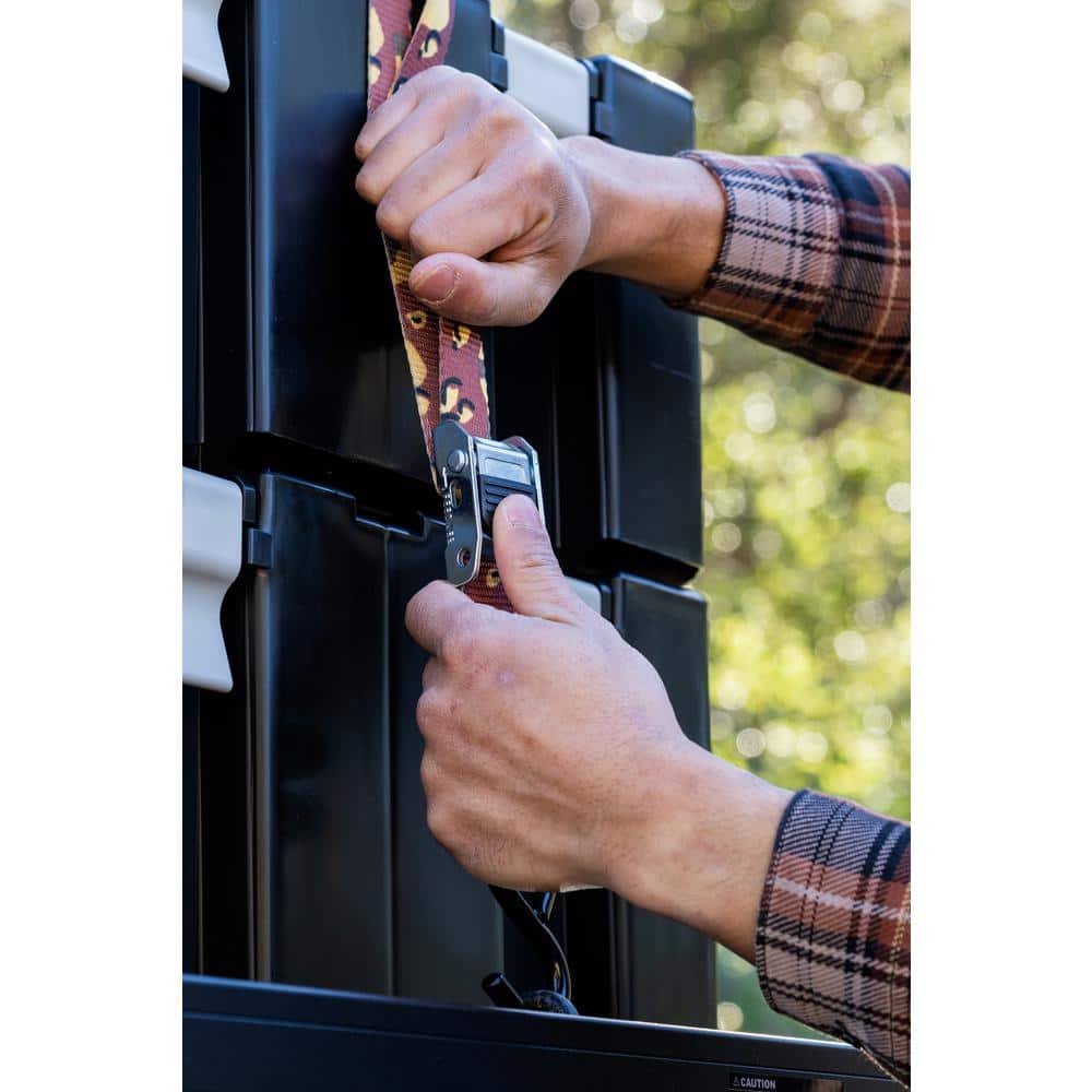 12ft. x 1in. 500lbs. Cam Buckle Tie Down Strap (4 Pack) - Hercitys