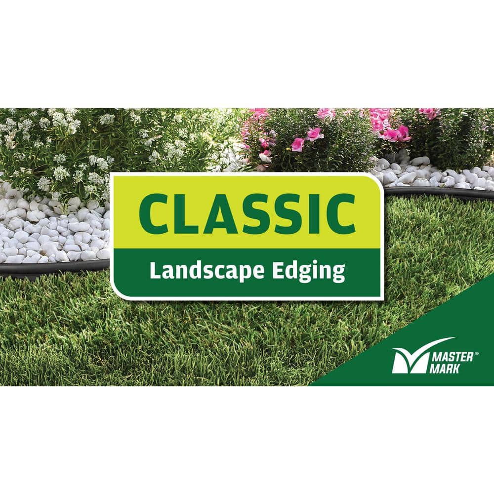 20 ft. Black Master Gardener Original Coiled Plastic Edging - Hercitys