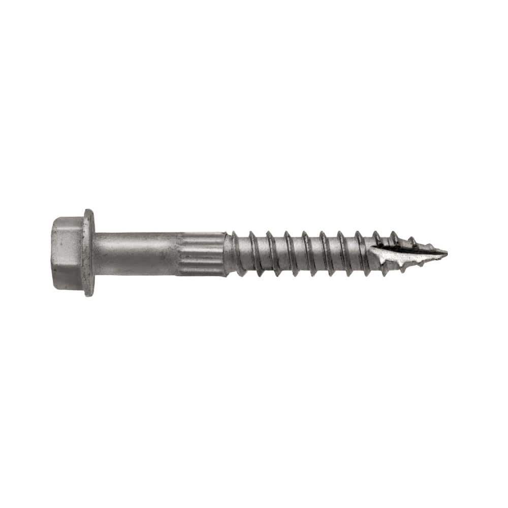 1/4 in. x 2 in. Type 316 Strong-Drive SDS Heavy-Duty Connector Screw (25-Pack) - Hercitys