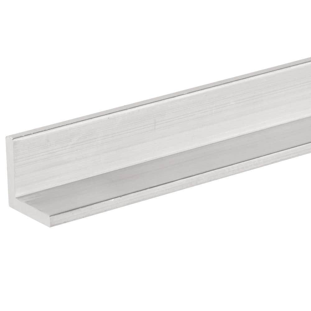 3/4 in. x 8 ft. – 1/8 in. Thick Aluminum Angle - Hercitys