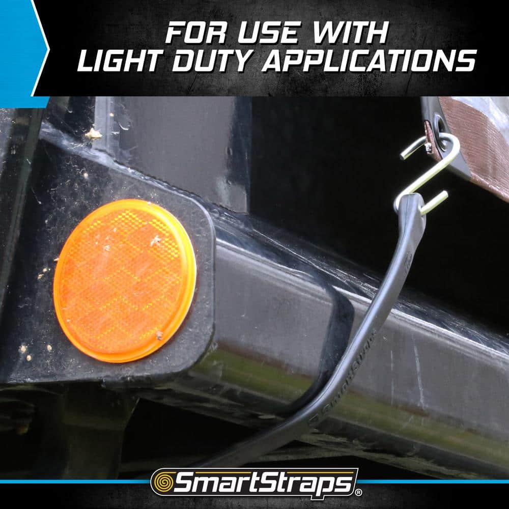 21 in. EPDM Rubber Tarp Straps – 4 pack - Hercitys