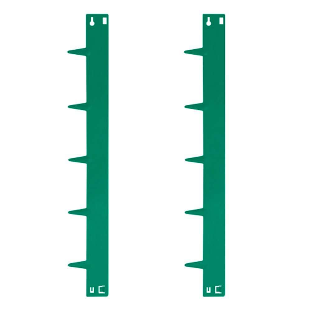 42 in. x 8 in. x 0.2 in. Green Steel Landscape Edging with Rust-Resistant and Waterproof Metal Border (2-Piece) - Hercitys