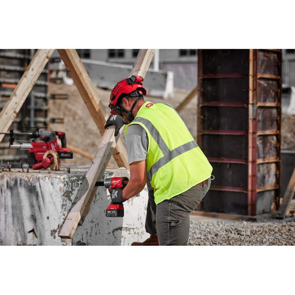 2X-Large/3X-Large Yellow Class 2 High Visibility Mesh One Pocket Safety Vest - Hercitys