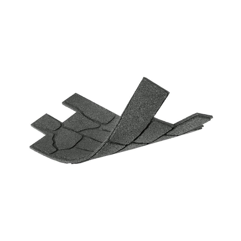 24 in. x 12 in. x 5/8 in. Gray Interlocking Dual-Sided Rubber Paver (9-Pack) - Hercitys