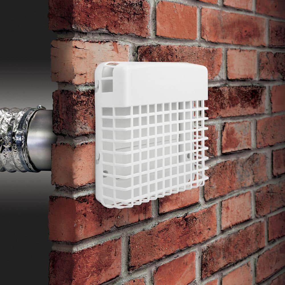 4 in. x 8 ft. Dryer Vent Kit with Guard - Hercitys