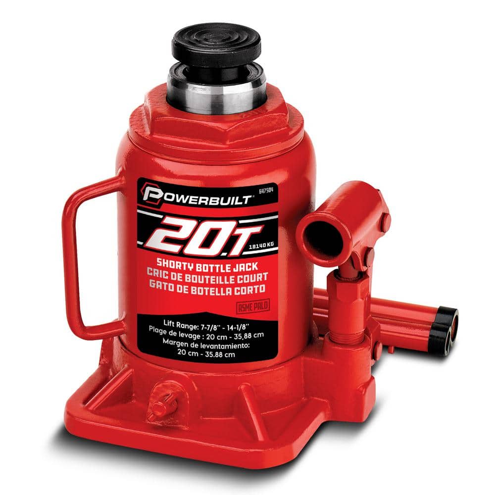 20 -Ton Shorty Bottle Jack - Hercitys