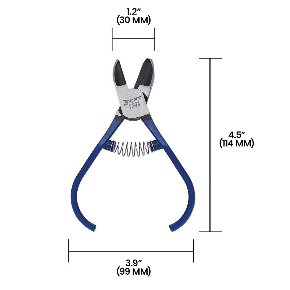 5 in. L Chromoly Steel Ergonomic Clementine Citrus/Apple Fruit Clippers - Hercitys